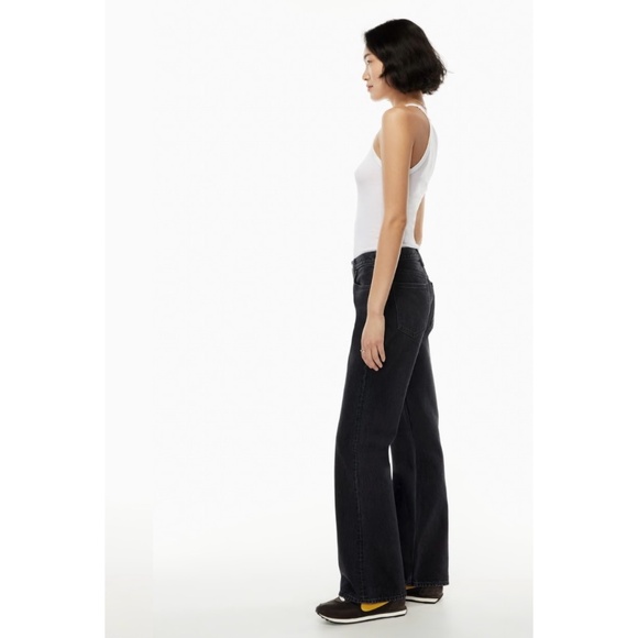 Denim Forum Marianne Mid Loose Flare size 27 32L - Picture 1 of 8